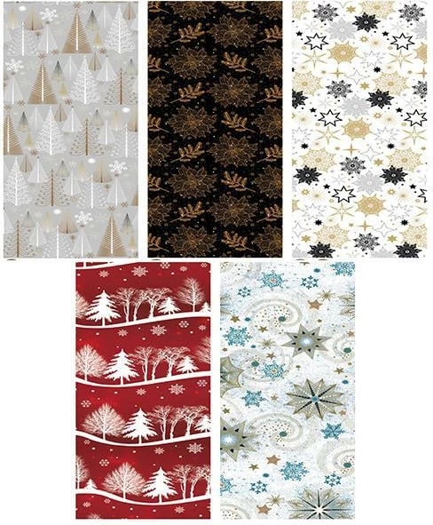 Letër dhuratash në rrotull NEXT Mix Christmas 4, 70x200cm