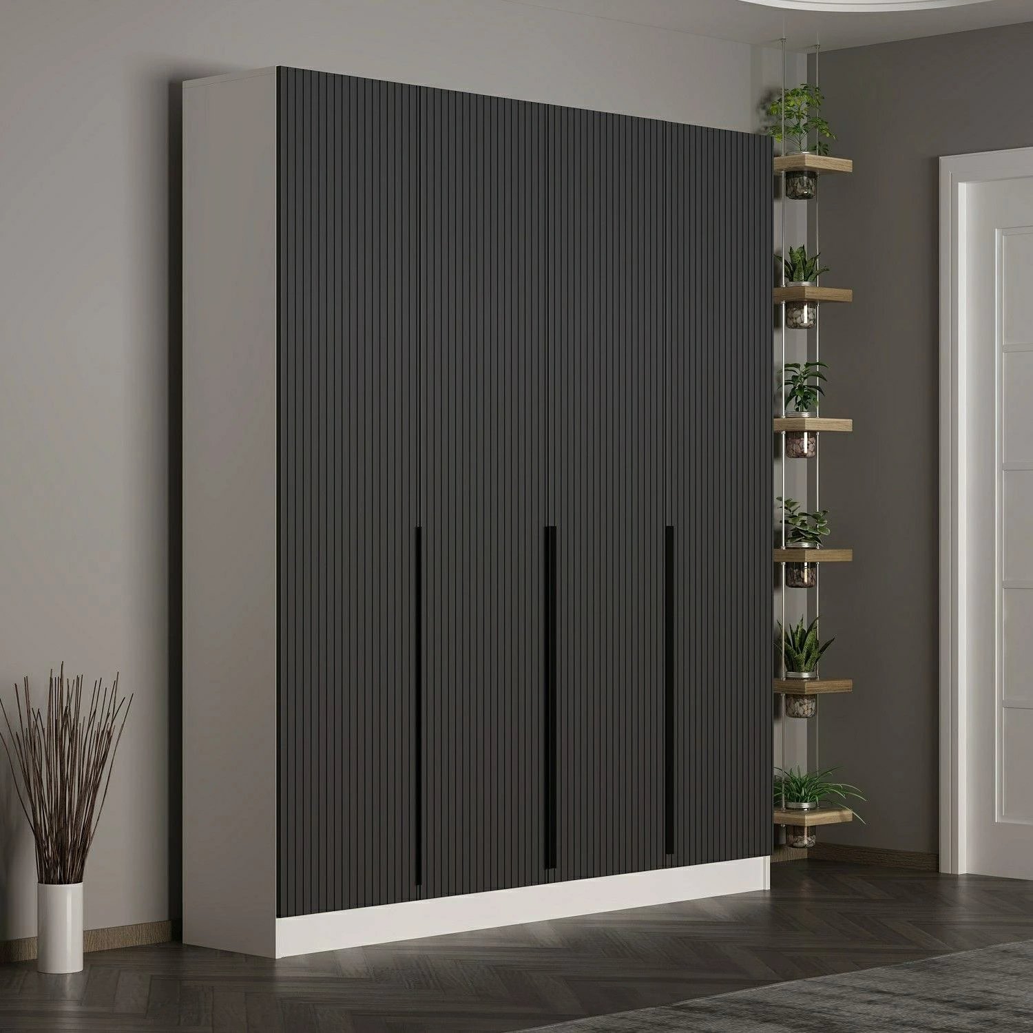 Stendë korridori Skye Decor, Noah - 8266, ngjyrë antracit