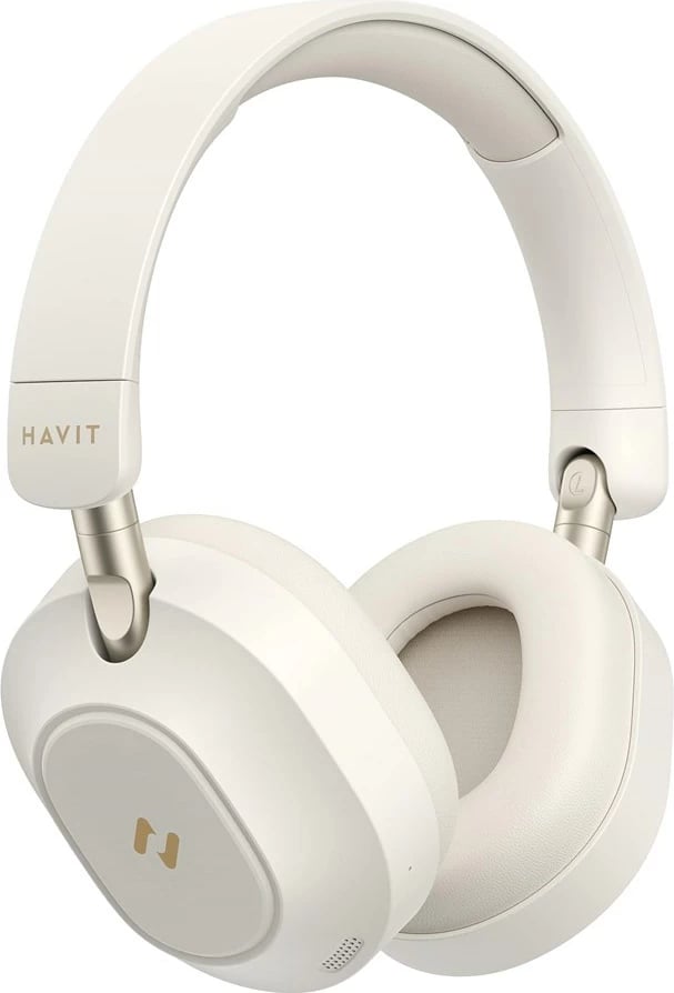 Kufje HAVIT H668BT pa tela, Bluetooth, Active Noise Canceling, bezhë