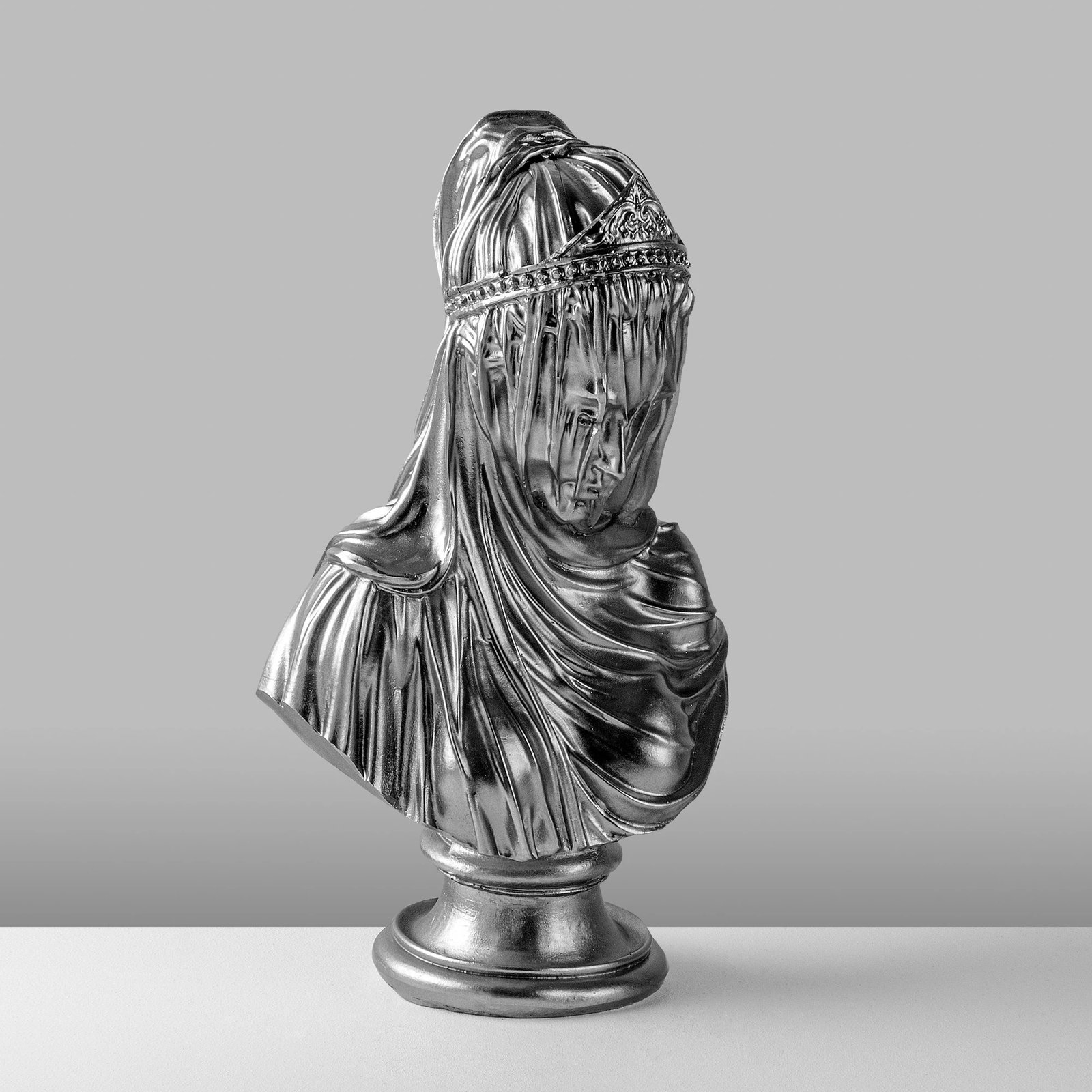 Objekt dekorativ Aberto Design, Yak-038-B, ngjyrë argjendi Objekt dekorativ Aberto Design, Yak-038-B, ngjyrë argjendi