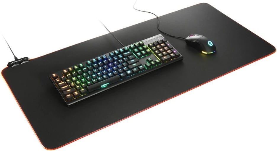 Mauspad gaming Sharkoon 1337 RGB V2, i zi, USB powered