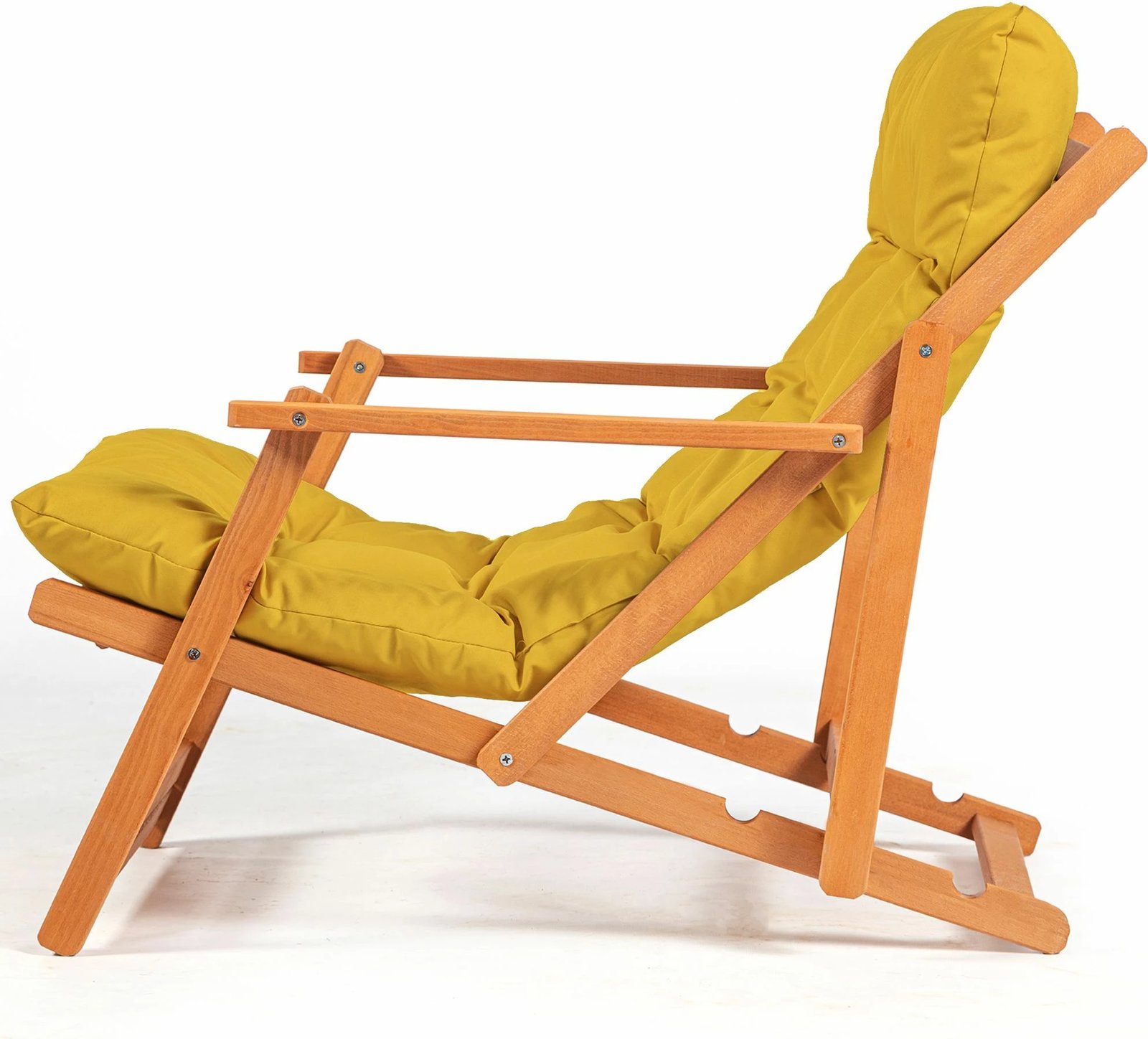 Set tavoline me karrige për terasë, 3 pjesë, Hanah Home, My007, ngjyrë e verdhë