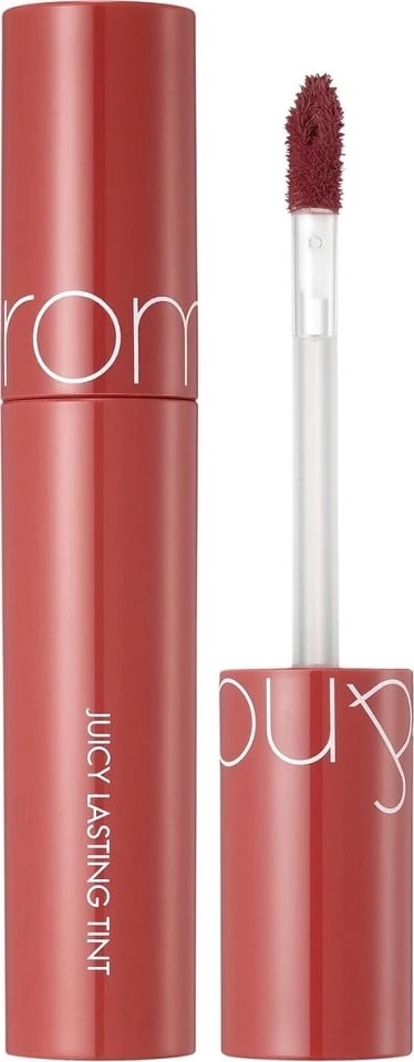 Gloss për buzë Rom&nd Juicy Lasting Tint Highly Pigmented Lip Gloss 07 Jujube për femra, 5.5g
