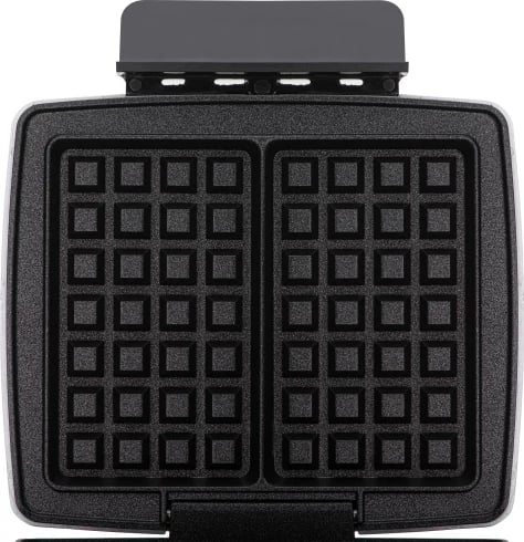 Aparat waffle, Adler AD 3085, 1200-1800W, pllaka jo-ngjitëse, kontroll temperature, 2x 9x15 cm, e bardhë