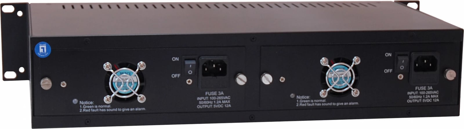 Kasë LevelOne 14-Slot Media Converter, 100-265 V, e zezë