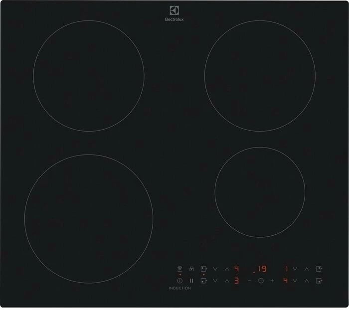 Pllakë induksioni Electrolux Saphire Matt EIT60433CT, 4 zona, e zezë