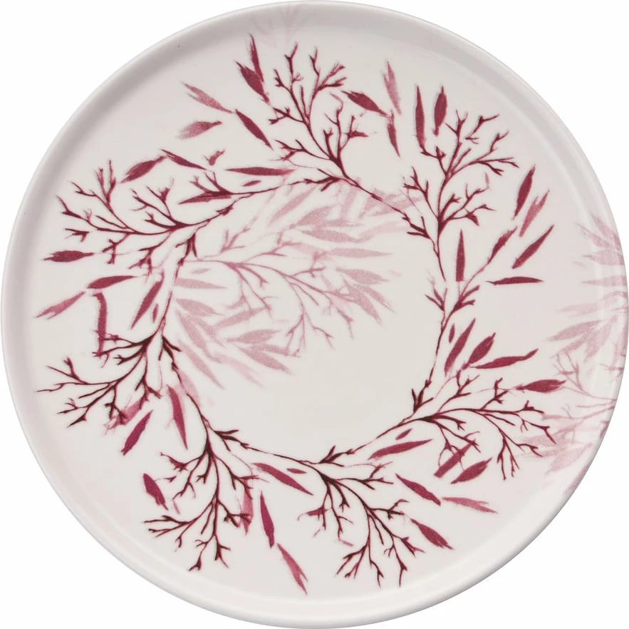 Set pjatash për ëmbëlsira (6 copë), Hermia Concept, gjemb i kuq