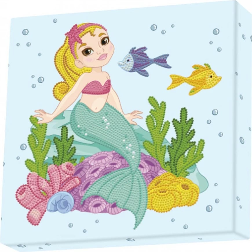 Set mozaiku Diamond Dotz Dante Small Mermaid, shumëngjyrësh