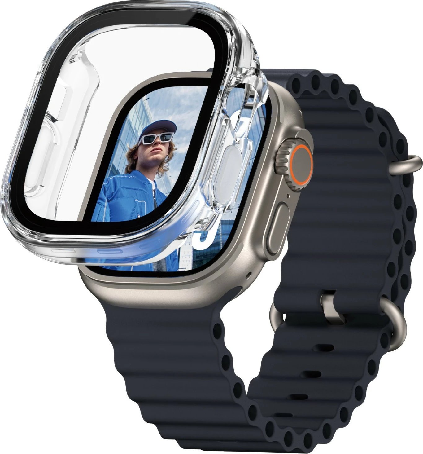 Mbështjellës PanzerGlass Snappie Full Body, Apple Watch Ultra 2, transparent