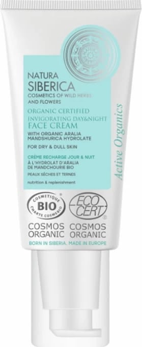 Krem fytyre unisex Natura Siberica Invigorating Day And Night 50ml