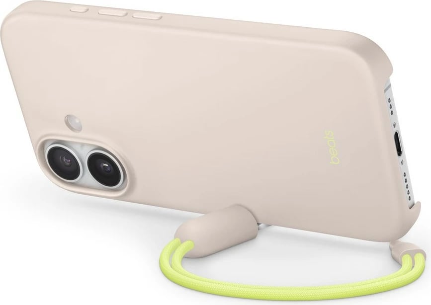 Mbështjellës Beats Kickstand Case për iPhone 17 me MagSafe dhe kontroll të kamerës, kalkstein