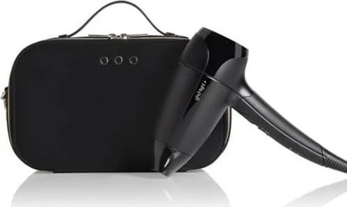 Tharëse flokësh ghd Flight+, i zi