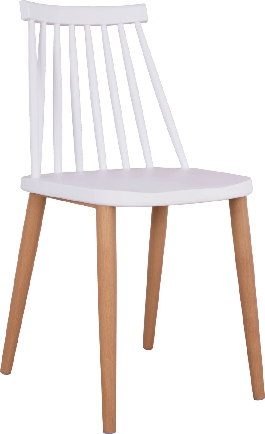Set Karrige për ngrënie Vanessa, 43x46,5x82cm, 4 copë, të bardha