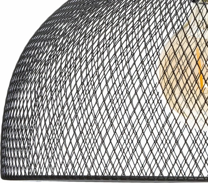 Dritë tavani Sam, e zezë, D30x22,5cm