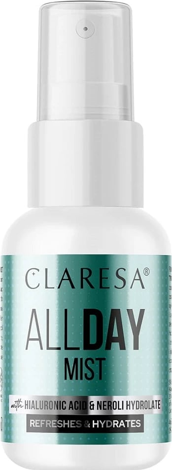 Mist për fytyrë Claresa All Day Mist Hydrating and Refreshing për femra 50ml
