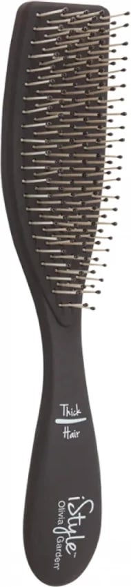 Furçë flokësh për femra Olivia Garden iStyle Thick Hair Brush, e zezë, 1 copë
