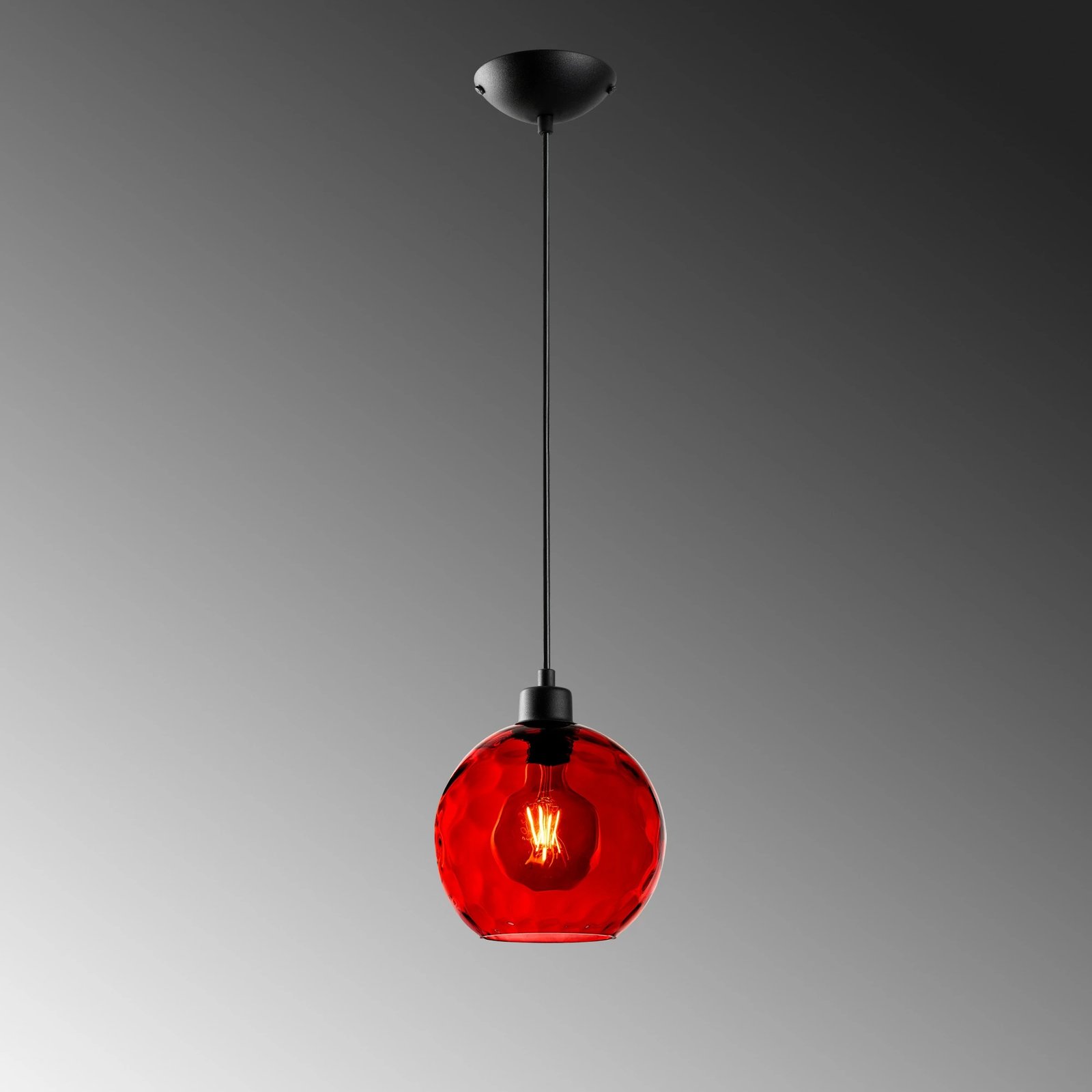 Llambë tavani Opviq Benek, metal i kuq, 20-14301