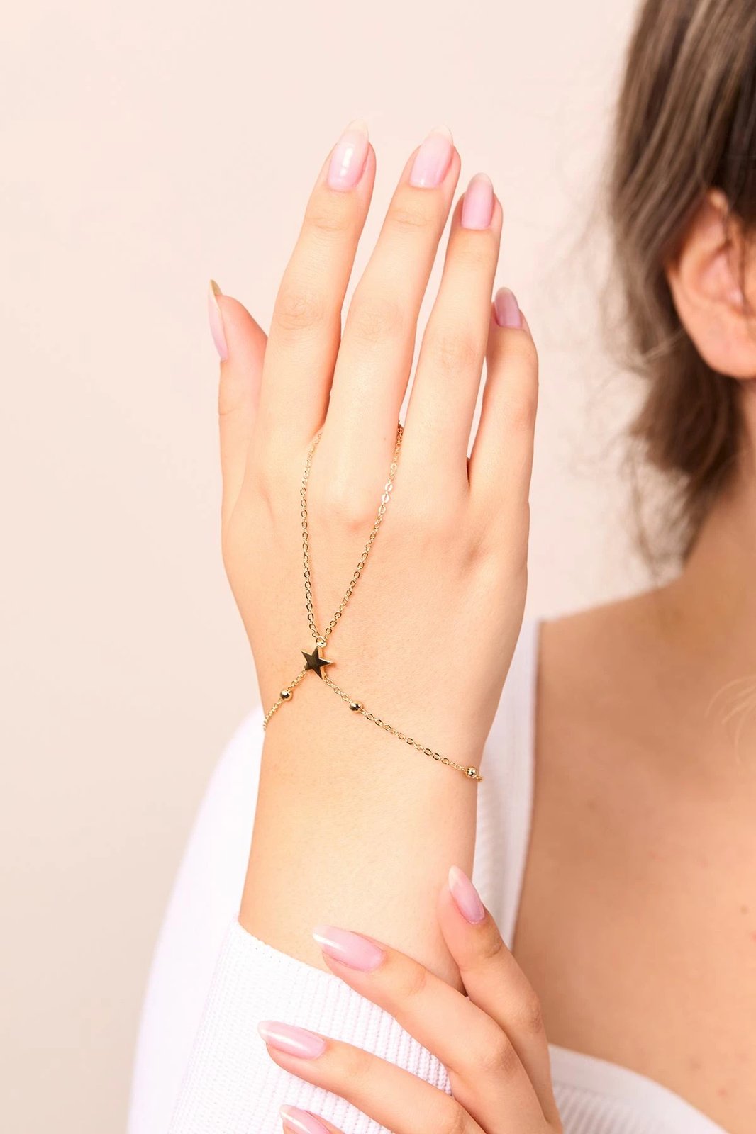 Zinxhir metalik Elika, ngjyrë ari, CSHM9958A