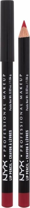 Laps për buzë NYX Professional Makeup Slim 817 Hot Red për femra, e kuqe, 1g