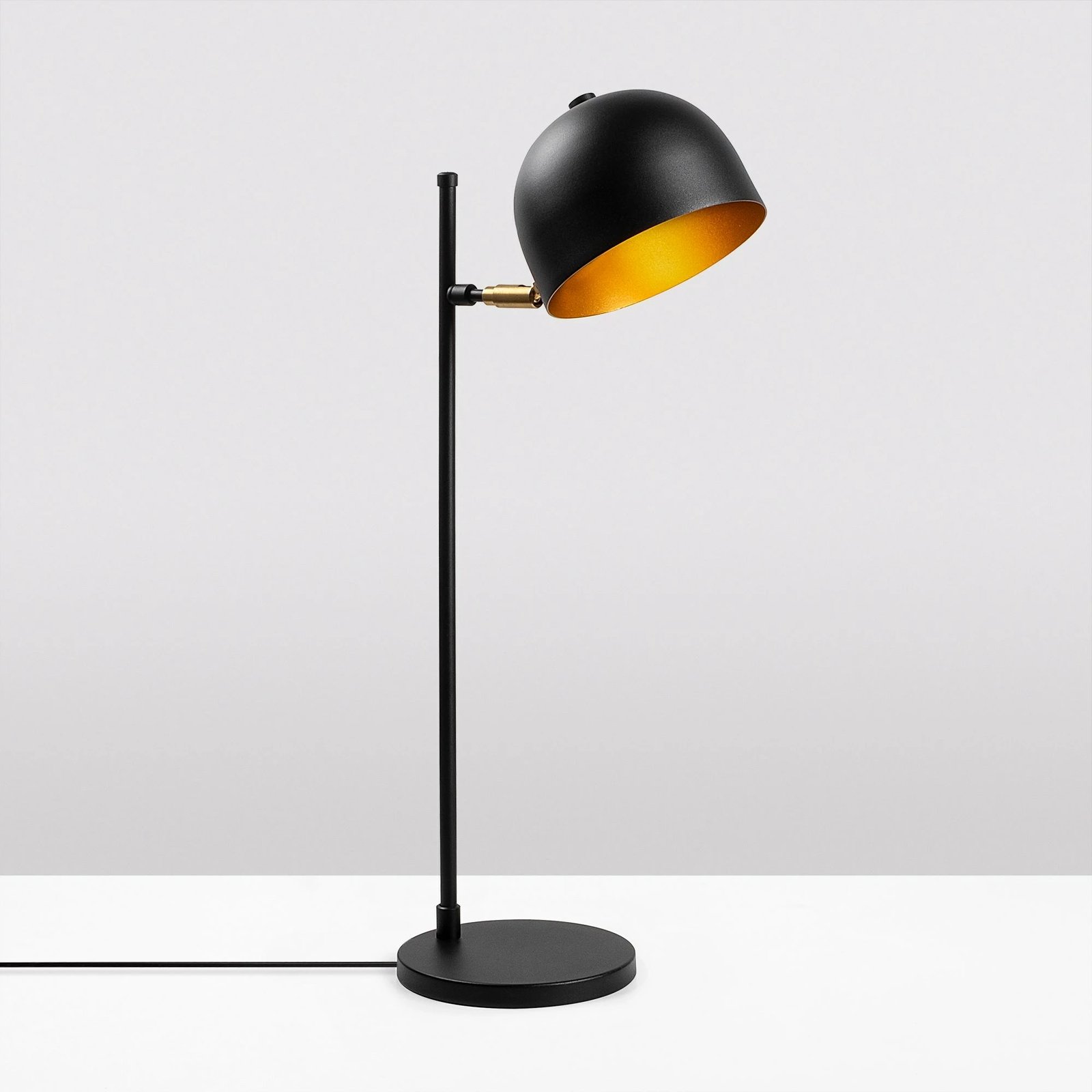 Llambë tavoline Opviq, Alfa - 13007-US, e zezë dhe ari