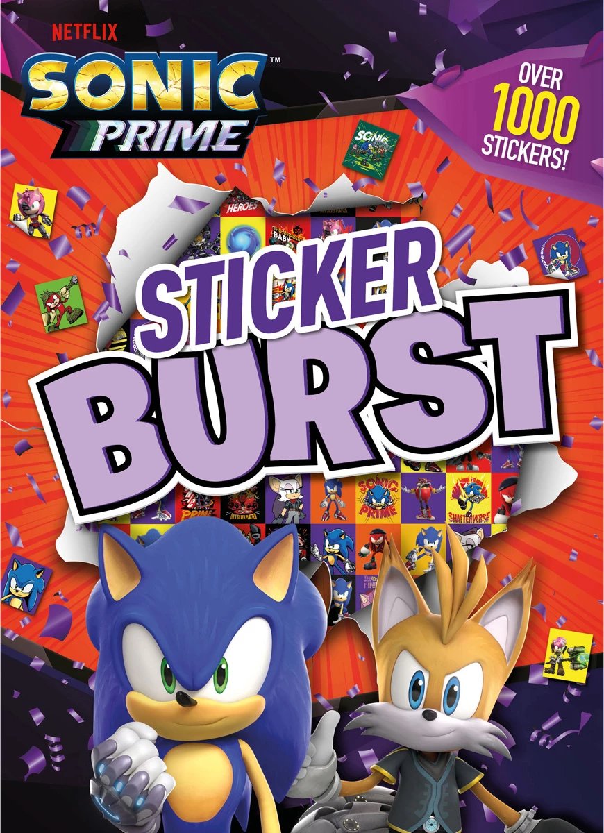 Sonic Prime Sticker Burst Sticker Book