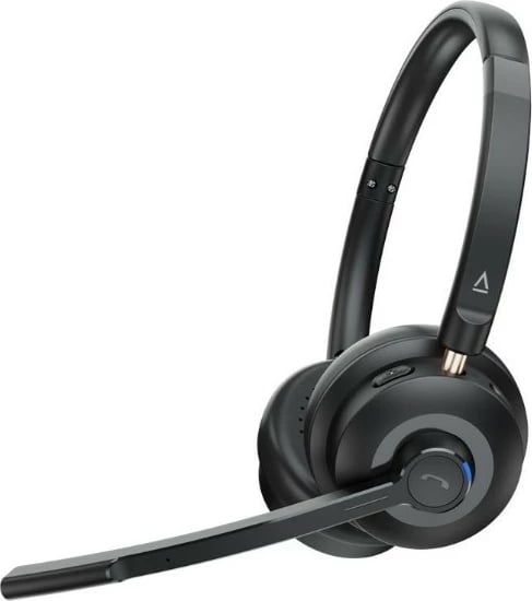 Kufje me mikrofon me valë, Creative, Chat Wireless 51EF1290AA000, Bluetooth 5.4 + USB dongle 2.4 GHz, ANC, 55h bateri, USB-C, të zeza