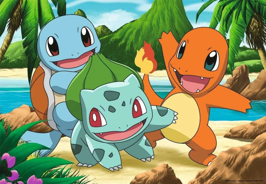 Puzzle për fëmijë Ravensburger Pokémon 2x24 pjesë, karton, shumëngjyrësh, set