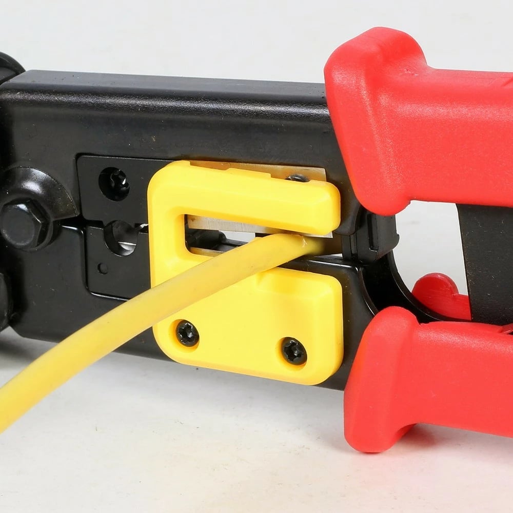Krimpuese kabllosh Gembird T-WC-05, për RJ45/RJ12/RJ11, me prerës dhe zhveshës, e kuqe