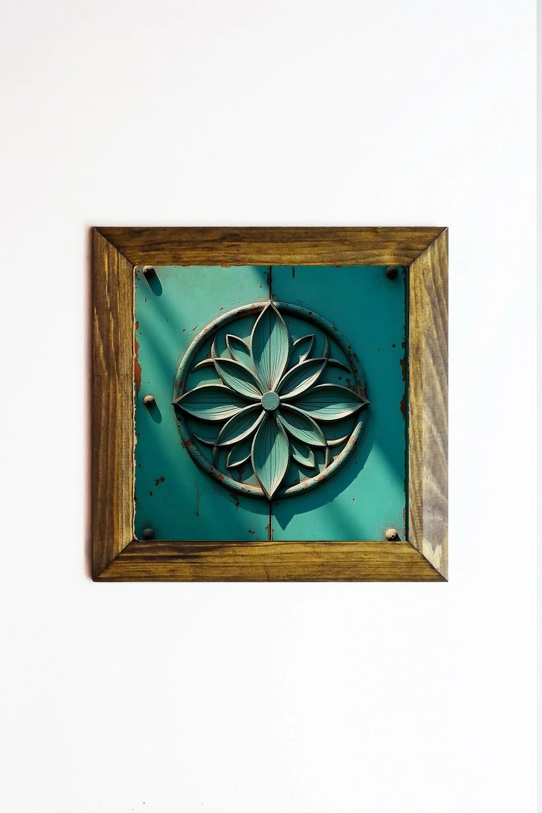 Pikturë dekorative me kornizë, shumëngjyrëshe, Wallity, Ersytastablo36 - 26, 26x26cm