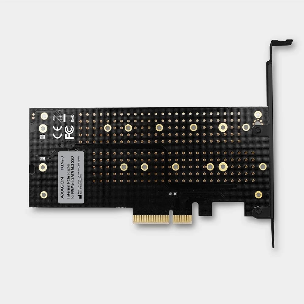 Kartë/adaptues AXAGON PCEM2-D për M.2 SATA, PCIe 4.0, Gold