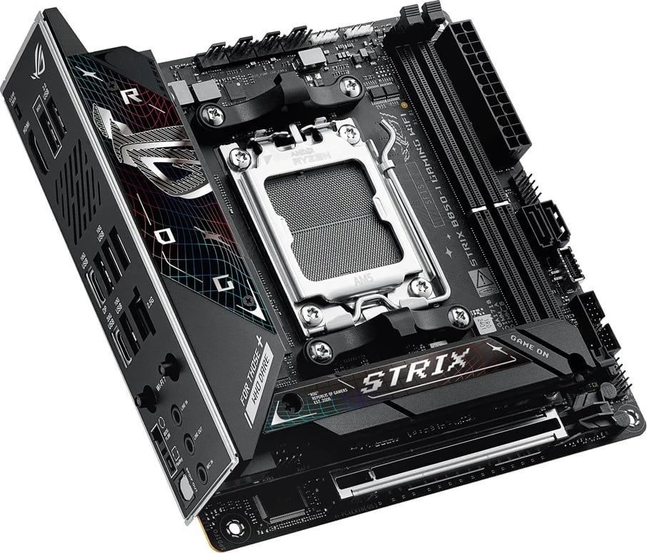 Pllakë amë ASUS ROG STRIX B850-I GAMING WIFI, Socket AM5, mini ITX, E zezë