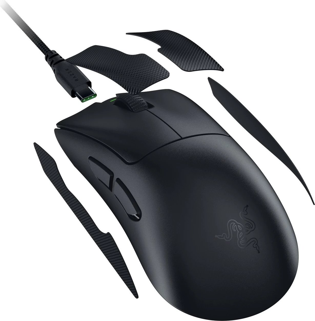 Maus Razer DeathAdder V4 Pro, wireless/USB-C, i zi