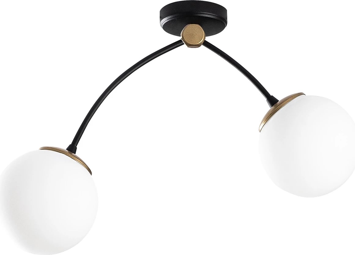 Llambë tavani moderne Opviq, Kromozom - 1001, e bardhë dhe e zezë