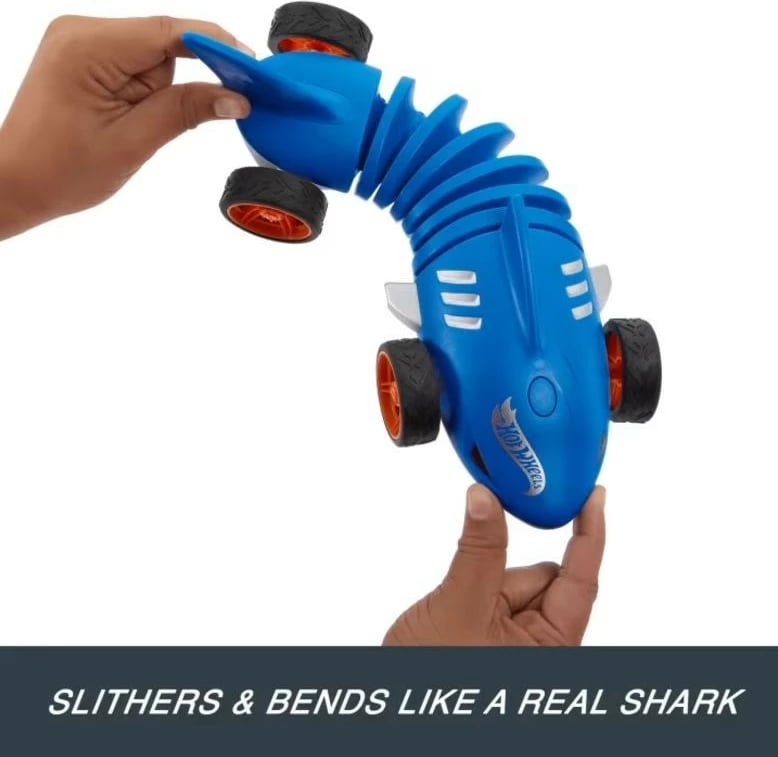 Makine lodër RC Hot Wheels Shark Speeder HXJ83, plastikë, kaltër