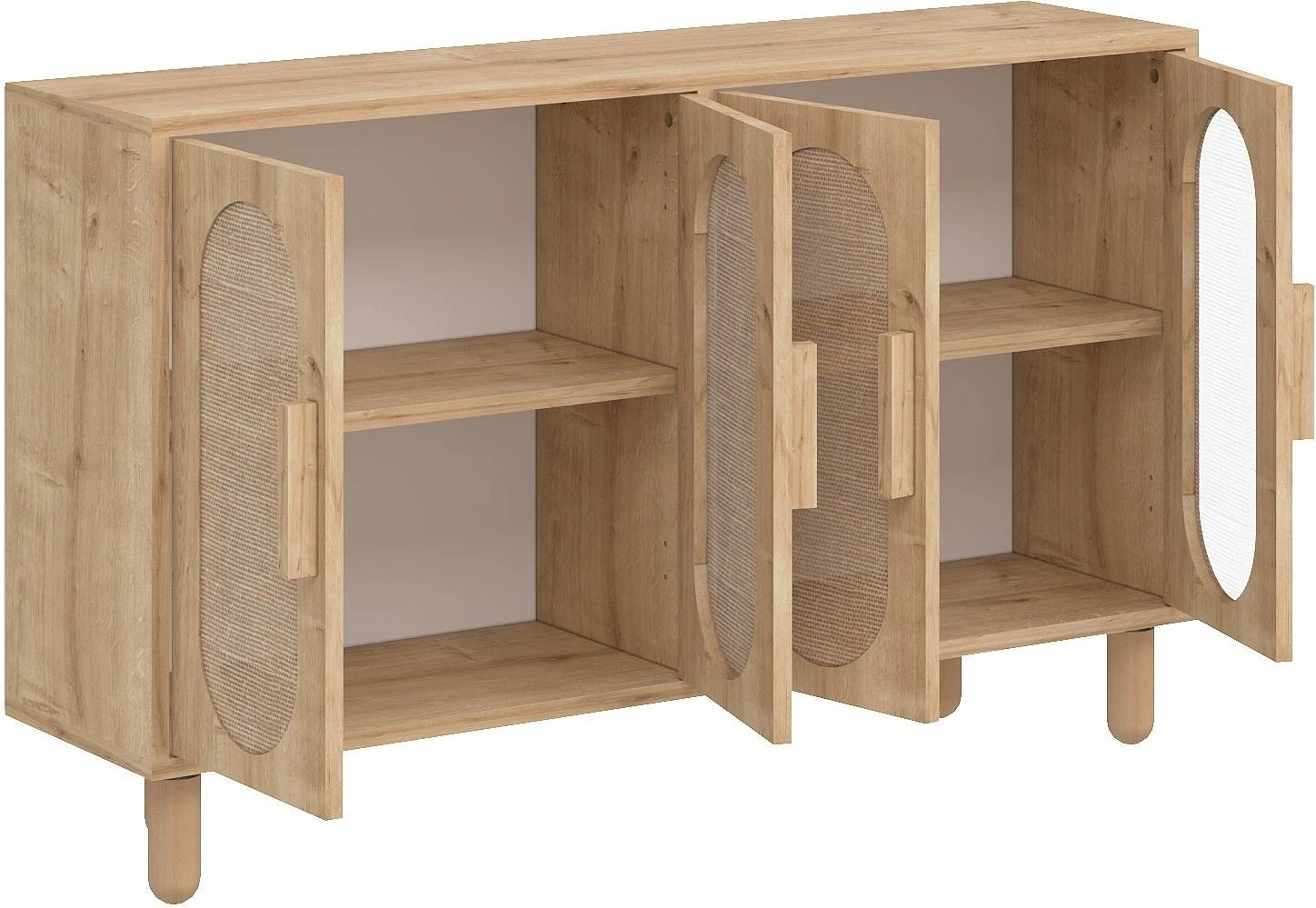 Konsol Skye Decor, ngjyrë lisi Sapphire, Vera