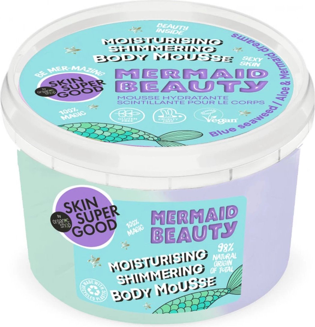 Mousse për trup unisex Natura Siberica Skin Super Good Mermaid Beauty 250ml