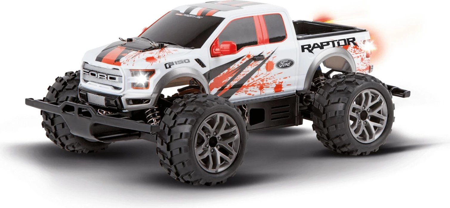 Makina me telekomandë Carrera Ford F-150 Raptor, 2.4GHz, e bardhë