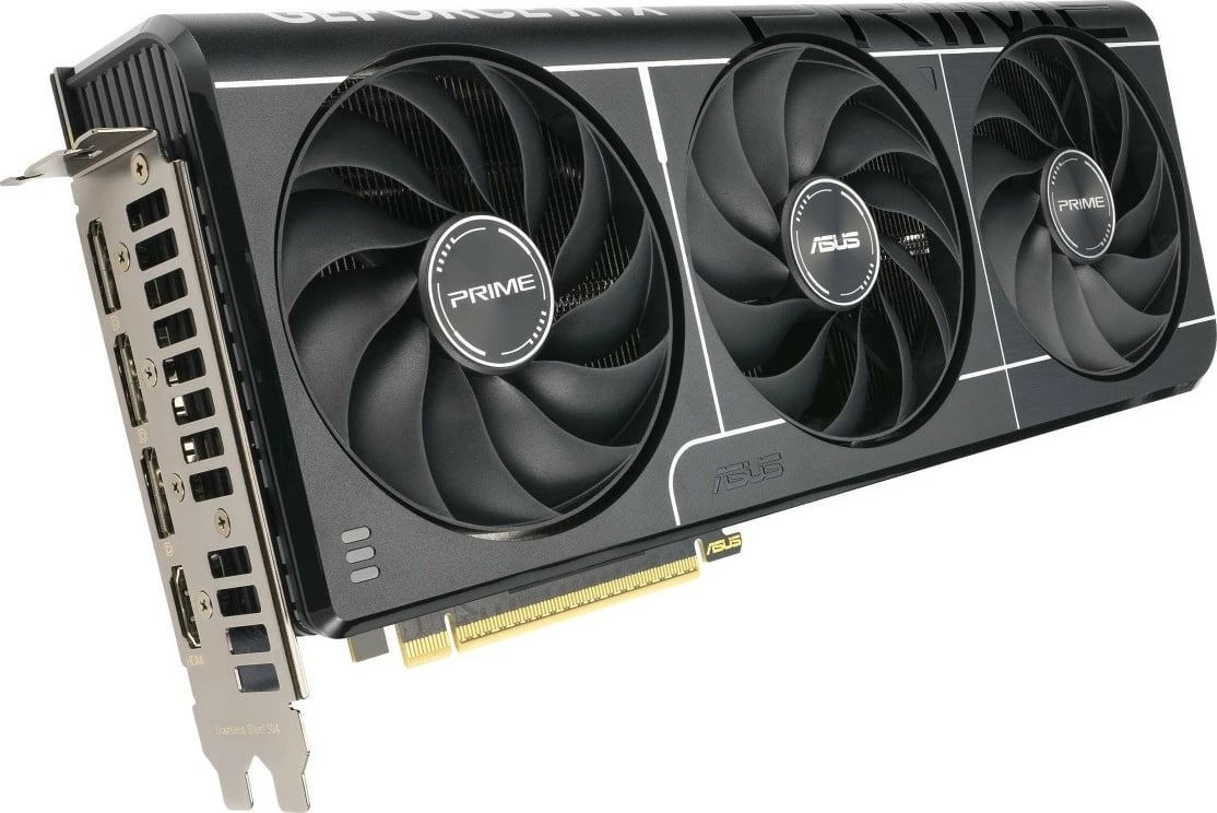Kartelë grafike Asus GeForce RTX 5070 OC PRIME, 12 GB DDR7, PCI-E 5.0, e zezë Kartelë grafike Asus GeForce RTX 5070 OC PRIME, 12 GB DDR7, PCI-E 5.0, e zezë