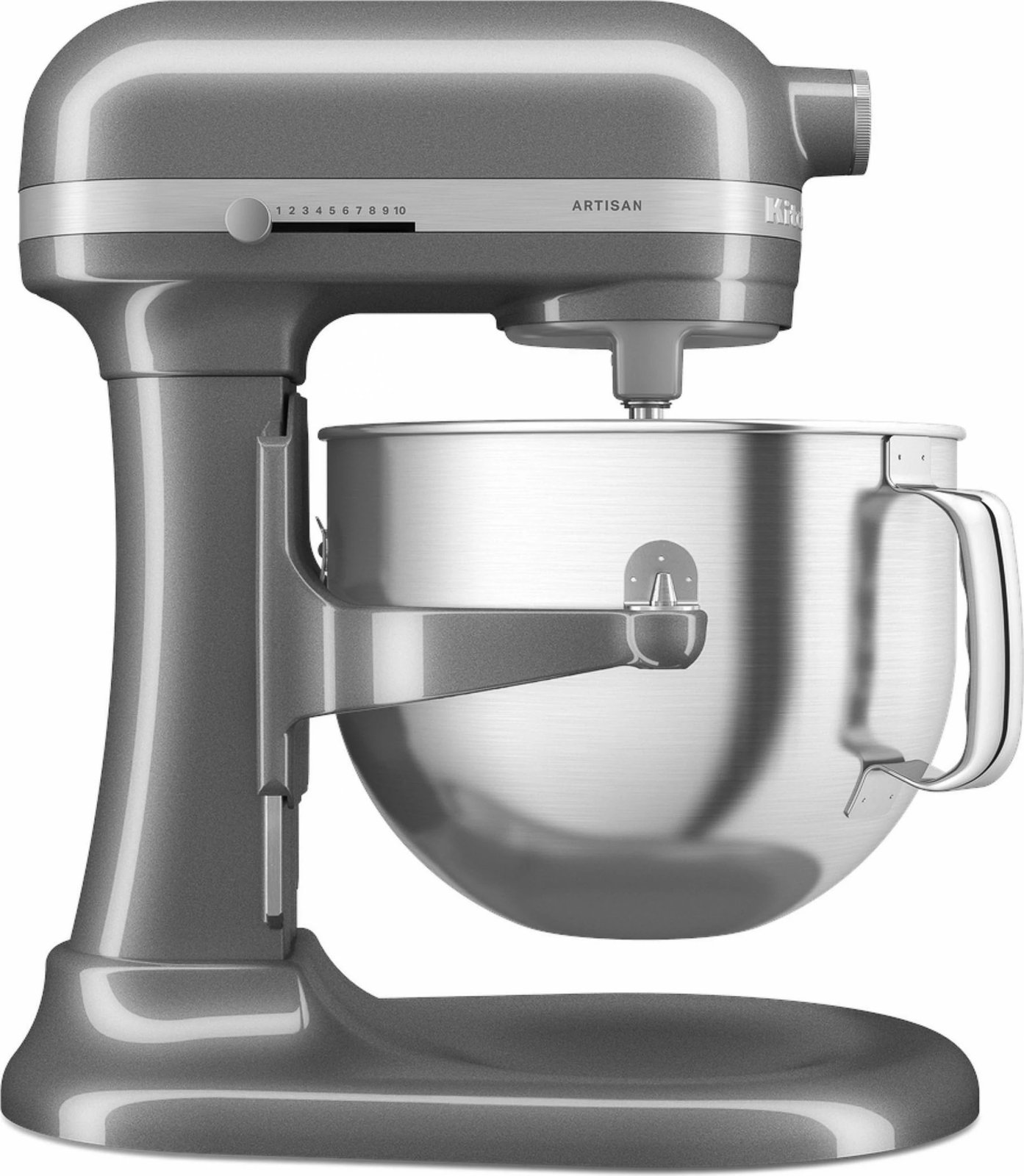 Mikser qëndror KitchenAid Artisan 5KSM70SHXEMS, 6.6L, argjendtë