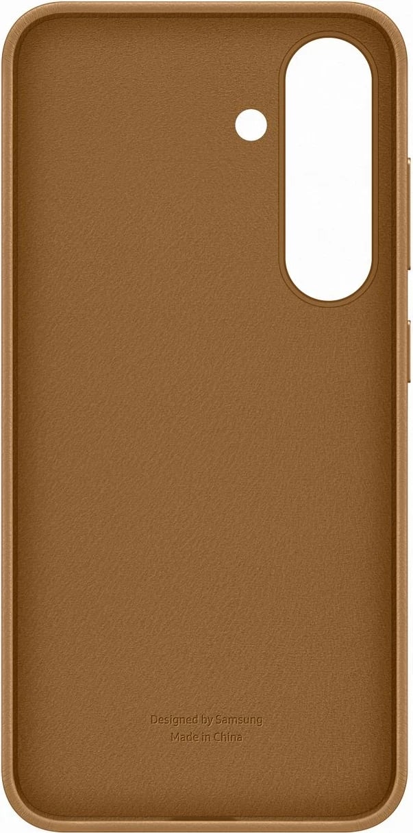 Mbështjellës Samsung KindSuit Case EF-VS931PFEGWW për Galaxy S25, eko-lëkurë, ari