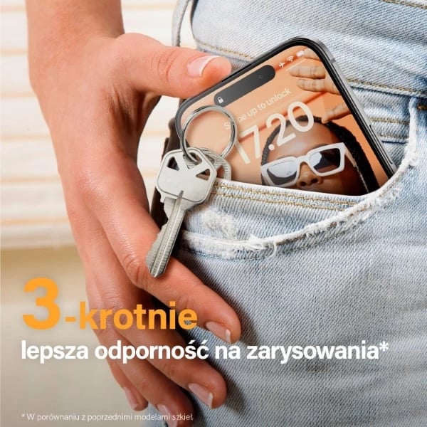 Xham mbrojtës PanzerGlass Ultra-Wide Fit për iPhone 15 Pro, i tejdukshëm
