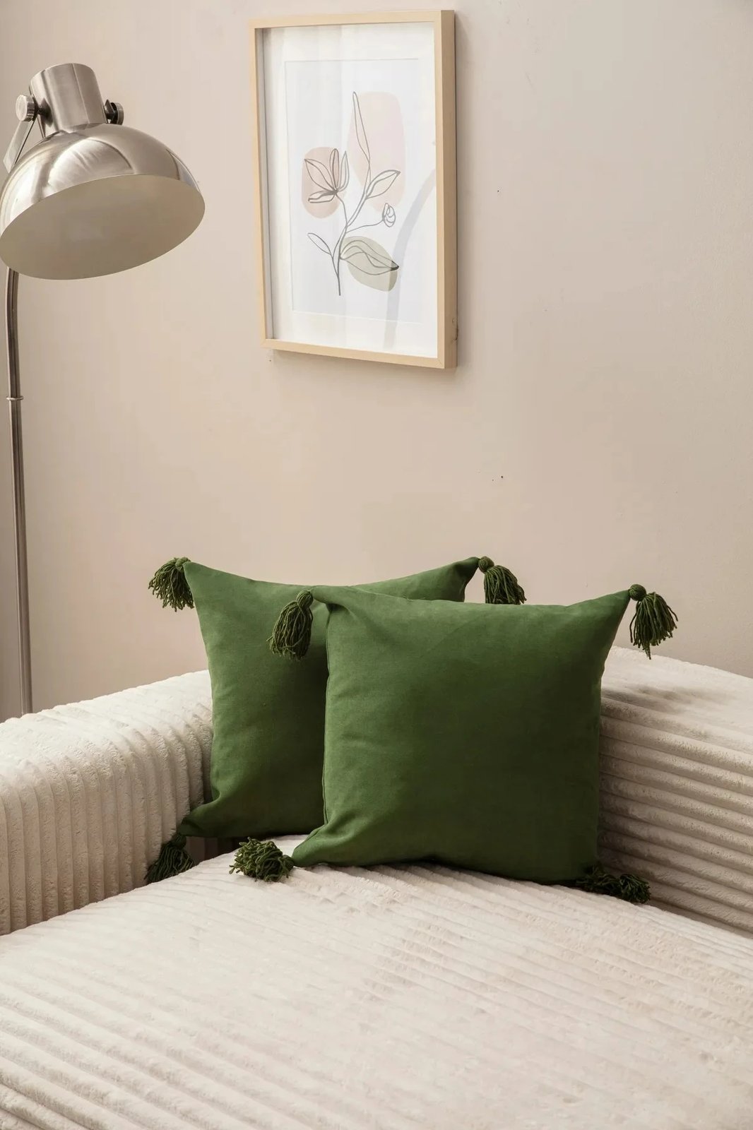 Set mbulesash jastëku (2 copë), Puskul, ngjyrë e gjelbër, Evila Originals Set mbulesash jastëku (2 copë), Puskul, ngjyrë e gjelbër, Evila Originals