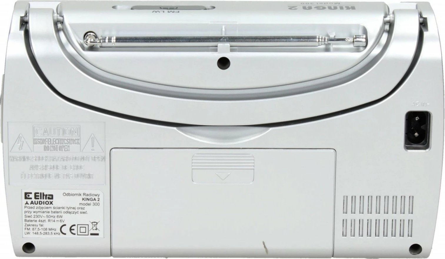 Radio portabile Eltra KINGA 2, FM/AM, argjend