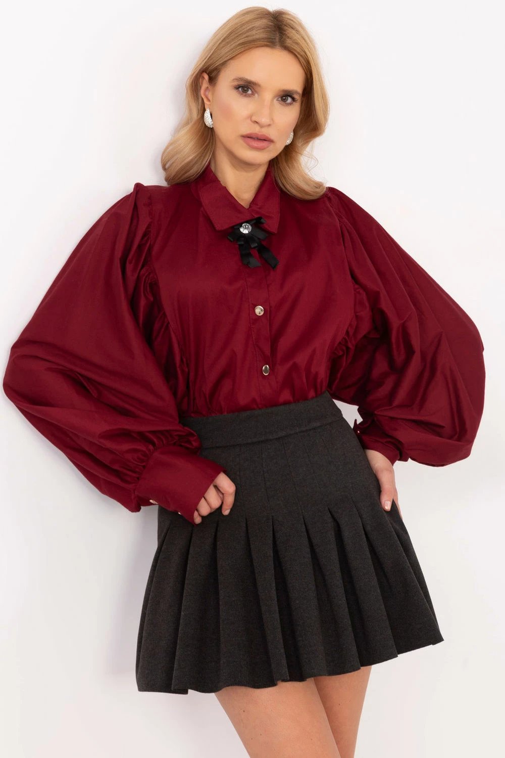 Këmishë për femra Italy Moda 204973, e kuqe