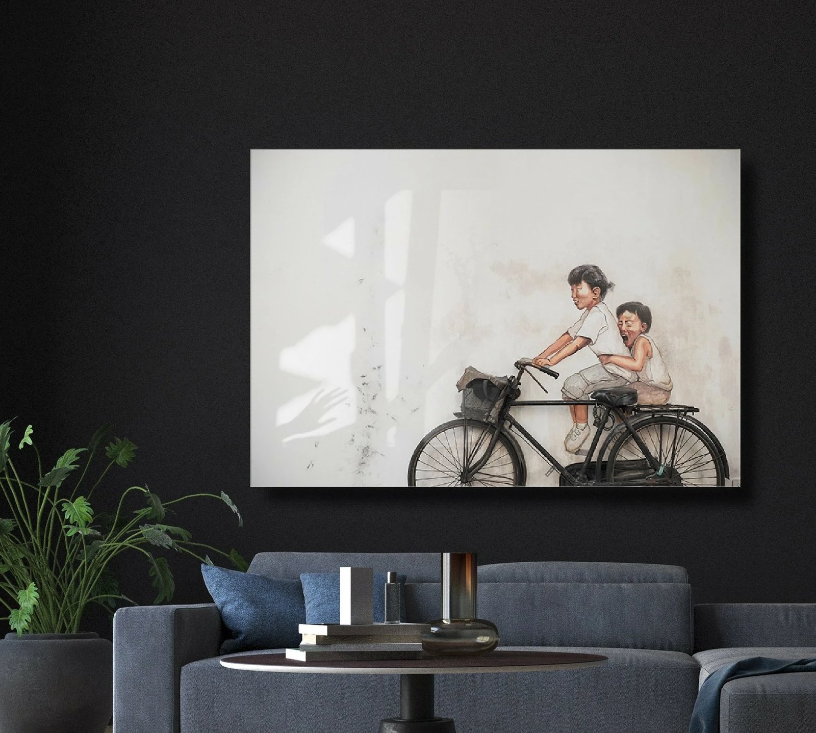 Pikturë dekorative prej xhami të temperuar, Wallity, 1875, 50x70cm