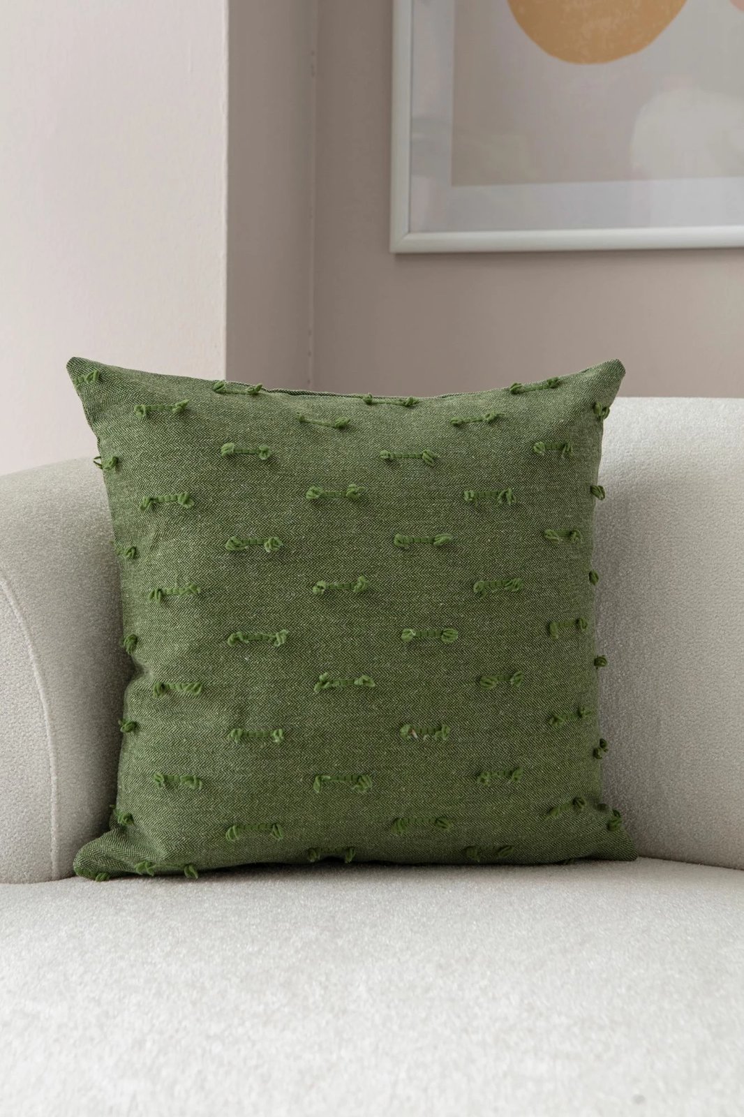 Jastëkë përmbulesë, ngjyrë e gjelbër, Evila Originals, Tuffet v5, 43x43cm