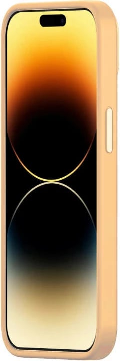 Mbështjellës Baseus Liquid Silica Gel për iPhone 14 Pro Max, ARYT020810, e verdhë, me xham të temperuar + set pastrimi