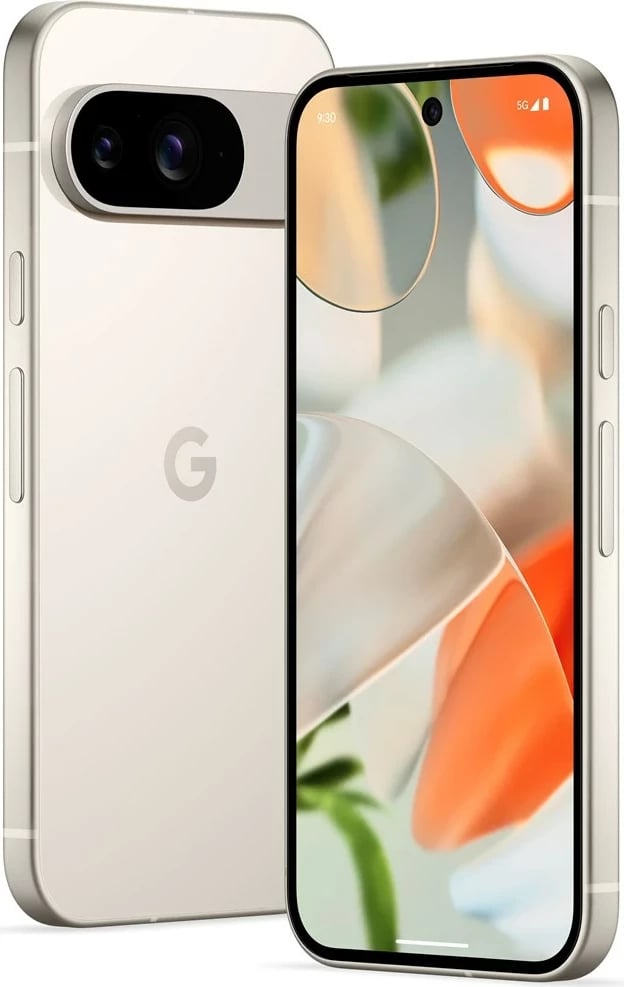 Celular Google Pixel 9, 6.3", 12 GB RAM, 128 GB, Android 14, Bardhë
