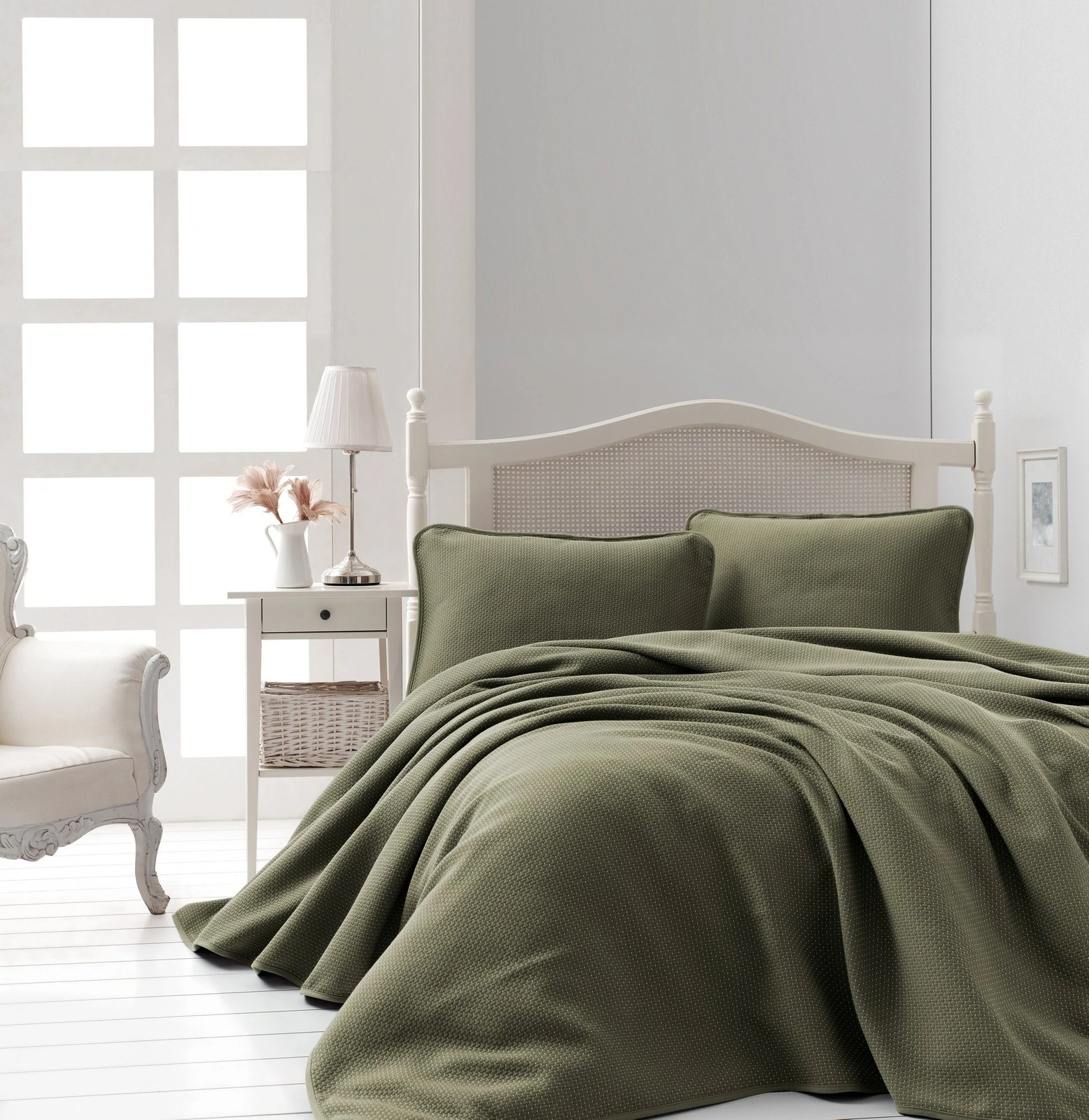 Set Double Pique L'essentiel, Liv, ngjyrë kaki