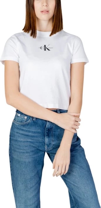 Maicë për femra Calvin Klein Jeans, e bardhë